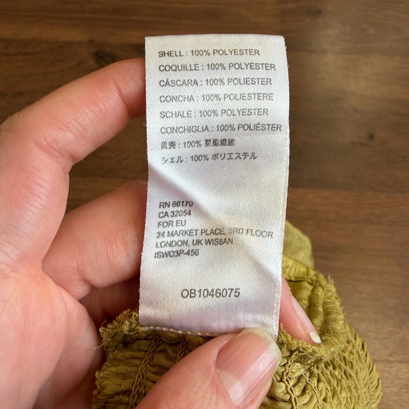 💚 Urban Outfitters Webster Jacquard Flutter Crop Top | Size S 💚 - Picture 7 of 9